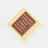 Das Recht ist kein Handout Serviette (Ecke)