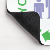 Das Recyceln rettet uns alle Mousepad (Ecke)