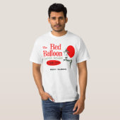 Das Red Balloon Coffee House, Niles, Illinois T-Shirt (Vorne ganz)