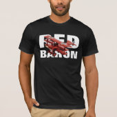 Das Red Baron Fokker Triplane T-Shirt (Vorderseite)