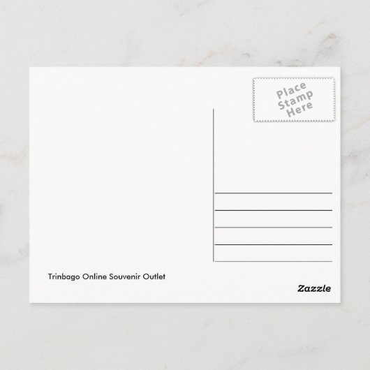 Das "Red House", Hafen von Spanien, Trinidad Postc Postkarte (Rückseite)