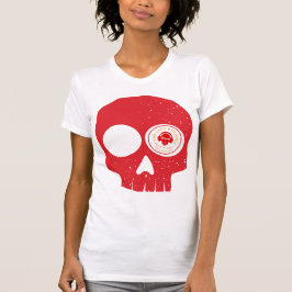 Das RED SKULL Design der Frau T-Shirt