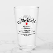 Das Red Star Inn Restaurant, Chicago, IL Glas (Rückseite)