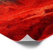 Das Red Vale Fantasy Science Fiction Art Poster (Ecke)