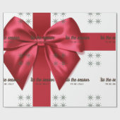 Das Red Wrapping Paper der Saison Geschenkpapier (Flach)