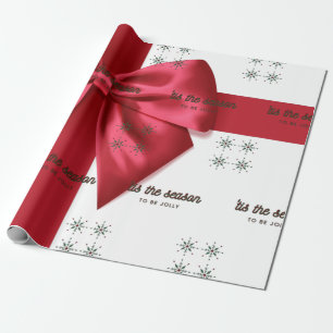 Das Red Wrapping Paper der Saison Geschenkpapier