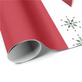 Das Red Wrapping Paper der Saison Geschenkpapier (Rolleneckpunkt)