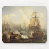 Das Redoutable bei Trafalgar, am 21. Oktober 1805 Mousepad (Vorne)