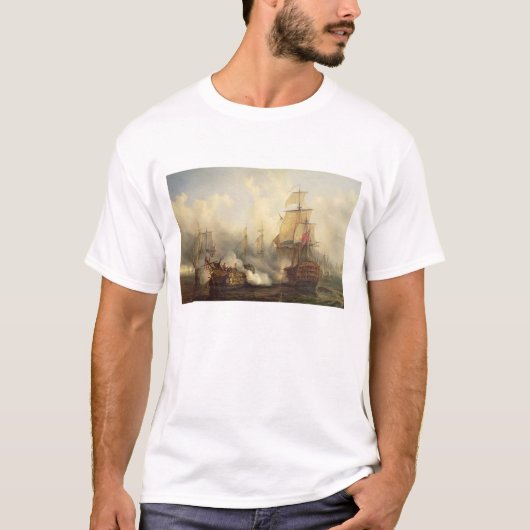 Das Redoutable bei Trafalgar, am 21. Oktober 1805 T-Shirt (Vorderseite)