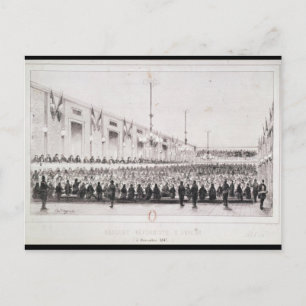 Das reformistische Bankett in Amiens, 5. Dezember  Postkarte