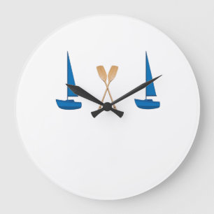 Das Regatta-Erbe Große Wanduhr
