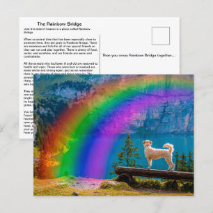 Das Regenbogenbrückengedicht, Zur Erinnerung an ei Postkarte