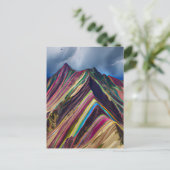 Das Regenbogengebirge, auch Montañas de S Postkarte (Stehend Vorderseite)