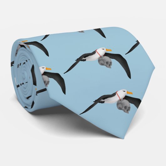Das Regime des antiken Mariners Albatross Skull Krawatte (Gerollt)