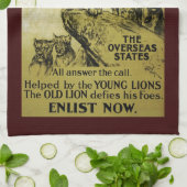 Das Reich braucht Männer Geschirrtuch (Gefaltet)