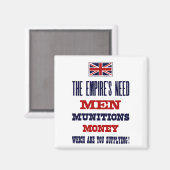 Das Reich braucht ~ Männer, Munition und Geld Magnet (Vorderseite/Rückseite)