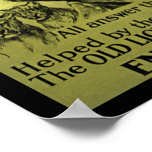 Das Reich braucht Männer Poster (Ecke)