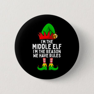 Das Reich des Mittelelfs, das die Weihnachten der  Button