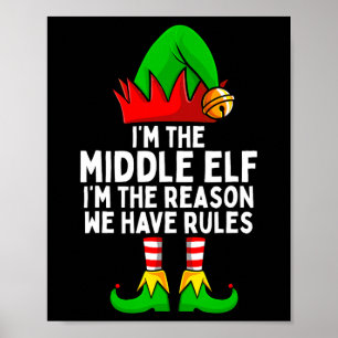 Das Reich des Mittelelfs, das die Weihnachten der Poster