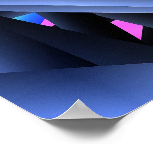 'Das Reich jenseits der Verwirrung übertreiben' Poster (Ecke)