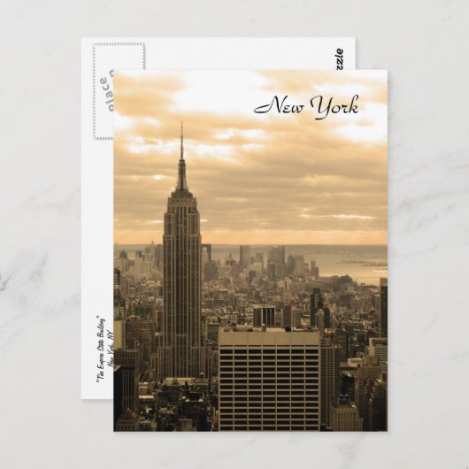 Das Reich-Staats-Gebäude (Sepia) Postkarte (Vorne/Hinten)