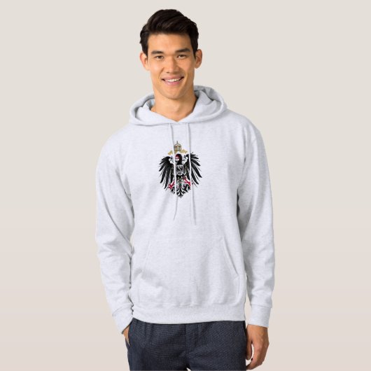 Das Reich-WappenHoodie der Männer deutscher Hoodie (Vorne ganz)