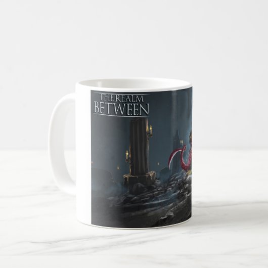 Das Reich zwischen: Mimik-Fantasy-Tasse Kaffeetasse (Vorderseite Links)