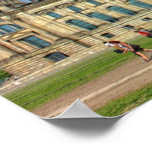 Das Reichstag-Gebäude, Berlin Poster (Ecke)