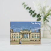 Das Reichstag-Gebäude, Berlin Postkarte (Stehend Vorderseite)