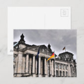 Das Reichstag-Gebäude, Berlin Postkarte (Vorne/Hinten)