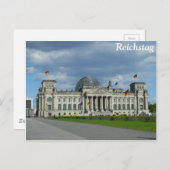 Das Reichstag-Gebäude, Berlin Postkarte (Vorne/Hinten)