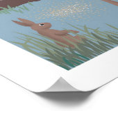 Das Reindeer-Poster Poster (Ecke)