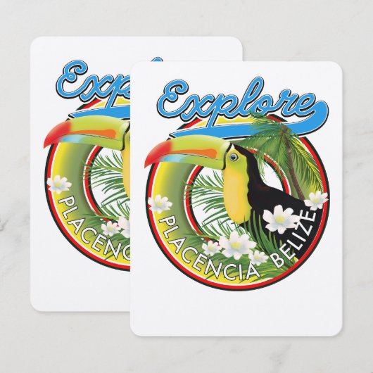 Das Reiselogo von Placencia Belize entdecken (Vorne/Hinten)