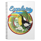 Das Reiselogo von Placencia Belize entdecken Notizblock (Vorderseite)