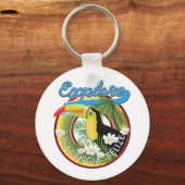 Das Reiselogo von Placencia Belize entdecken Schlüsselanhänger (Vorderseite)