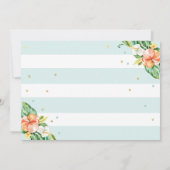 Das Reisen von Fräulein To Frau Brautparty laden Einladung (Rückseite)