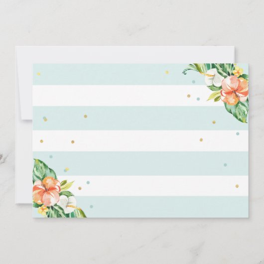 Das Reisen von Fräulein To Frau Brautparty laden Einladung (Rückseite)