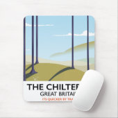 Das Reiseplakat "Chilterns Great Britain" Mousepad (Mit Mouse)
