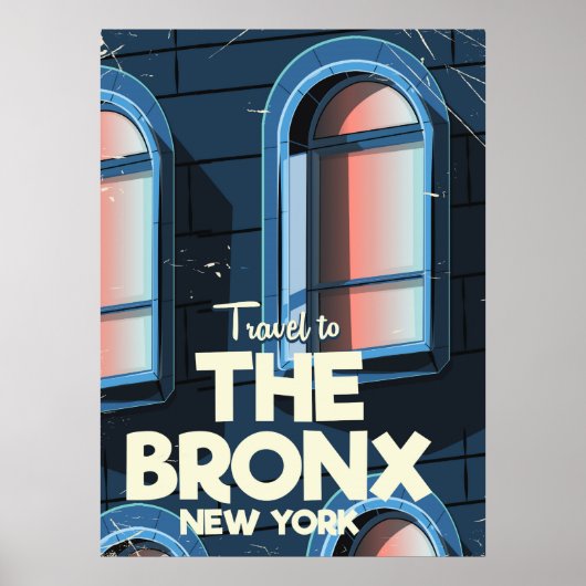 Das Reiseplakat der Bronx New York City Poster (Vorne)