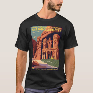 Das Reiseplakat der Nameless City Lovecraft Cthulh T-Shirt