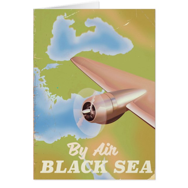 Das Reiseplakat der Schwarzen See (Vorne)