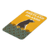 Das Reiseplakat der Shetland Islands Magnet (Linke Seite)