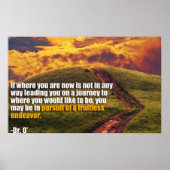 Das Reiseplakat des Lebens Poster (Vorne)