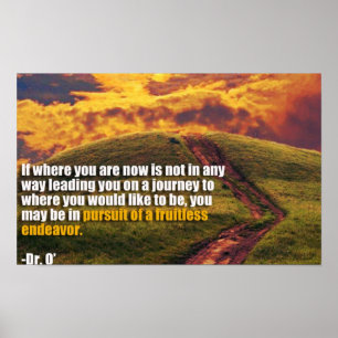 Das Reiseplakat des Lebens Poster