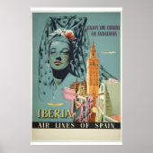 Das Reiseplakat für Andalusien Spanien Poster (Vorne)