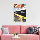 Das Reiseplakat für Bootstouren Leinwanddruck (Insitu (Wohnzimmer))