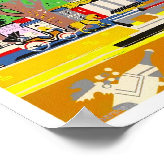 Das Reiseplakat von Montreal Poster (Ecke)