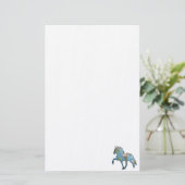 Das Reiterpferd der Welt Briefpapier (Stehend Vorderseite)