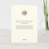 Das religiöse Freundschaftsgebet gesegnete Maria u Karte (Rückseite)