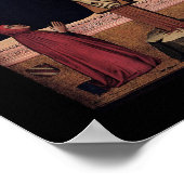 Das religiöse Kunstposter "Die Dreiheit" Poster (Ecke)